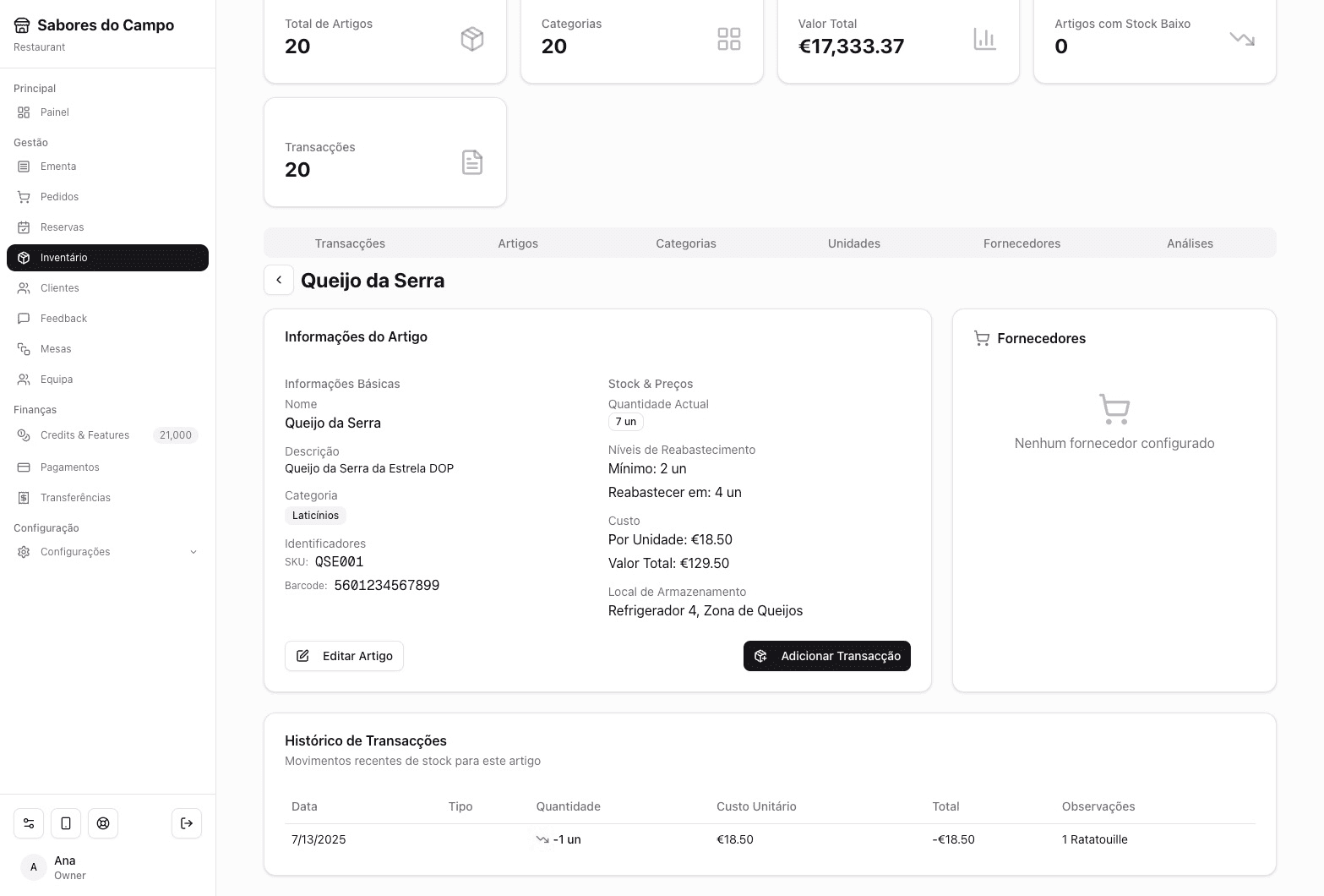 Director Dashboard Interface